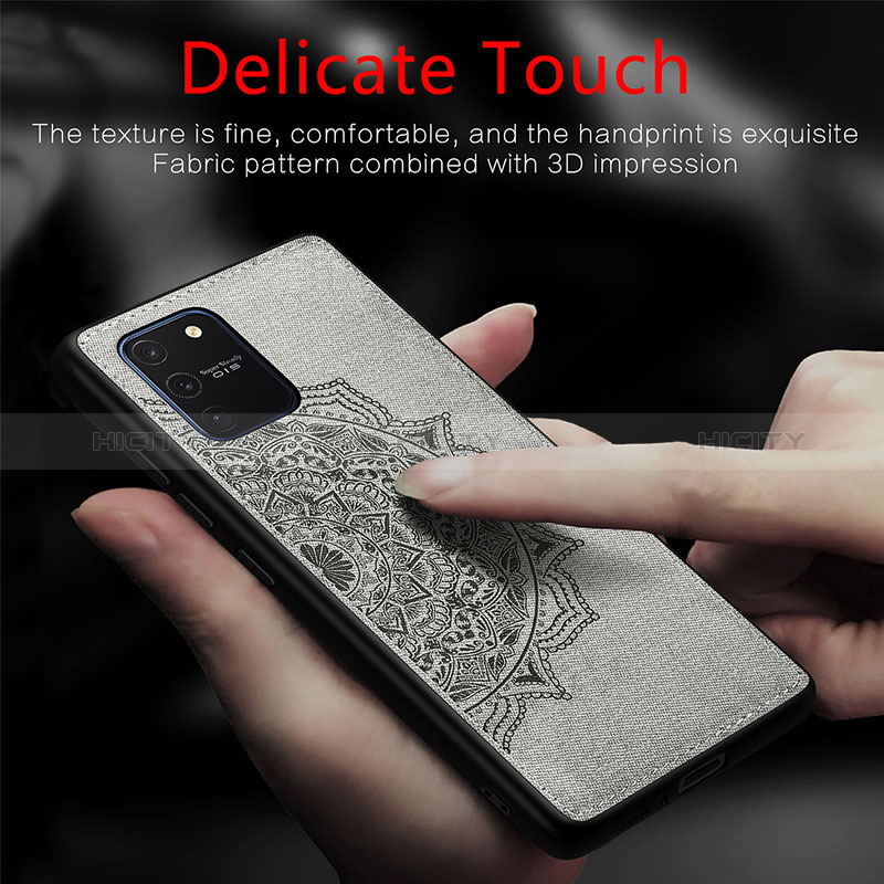 Funda Silicona Carcasa Ultrafina Goma con Magnetico S03D para Samsung Galaxy A91