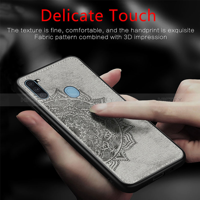 Funda Silicona Carcasa Ultrafina Goma con Magnetico S03D para Samsung Galaxy M11