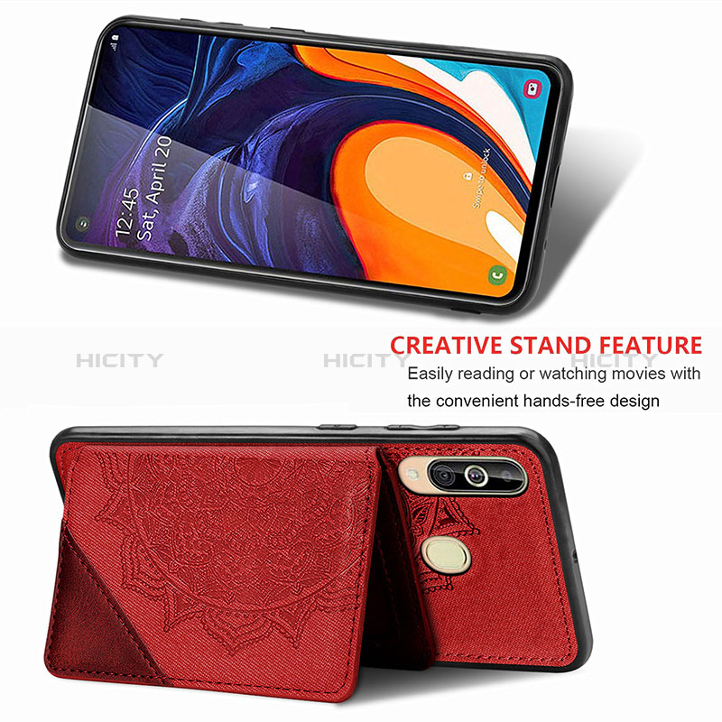 Funda Silicona Carcasa Ultrafina Goma con Magnetico S03D para Samsung Galaxy M40