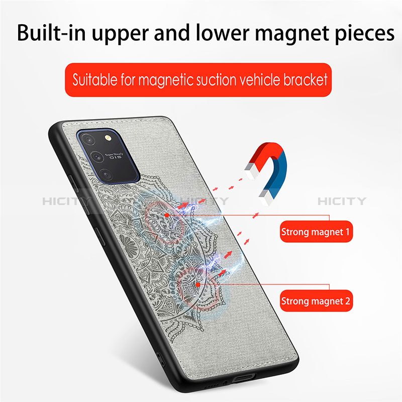 Funda Silicona Carcasa Ultrafina Goma con Magnetico S03D para Samsung Galaxy M80S