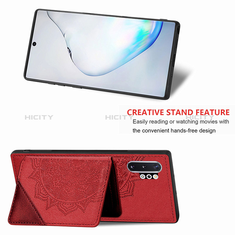 Funda Silicona Carcasa Ultrafina Goma con Magnetico S03D para Samsung Galaxy Note 10 Plus 5G