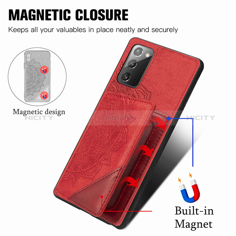 Funda Silicona Carcasa Ultrafina Goma con Magnetico S03D para Samsung Galaxy Note 20 5G