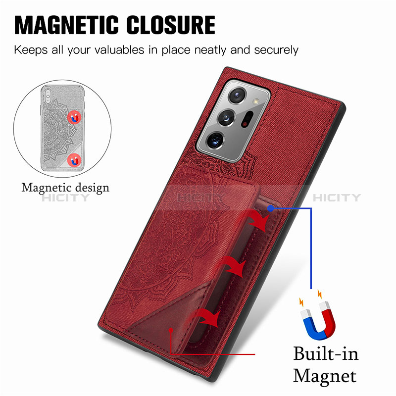 Funda Silicona Carcasa Ultrafina Goma con Magnetico S03D para Samsung Galaxy Note 20 Ultra 5G