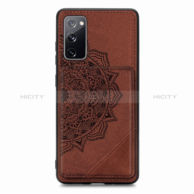 Funda Silicona Carcasa Ultrafina Goma con Magnetico S03D para Samsung Galaxy S20 FE 4G Marron