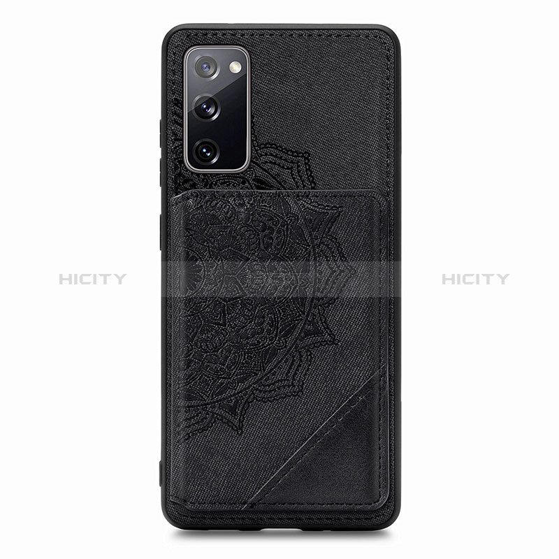 Funda Silicona Carcasa Ultrafina Goma con Magnetico S03D para Samsung Galaxy S20 FE 4G Negro