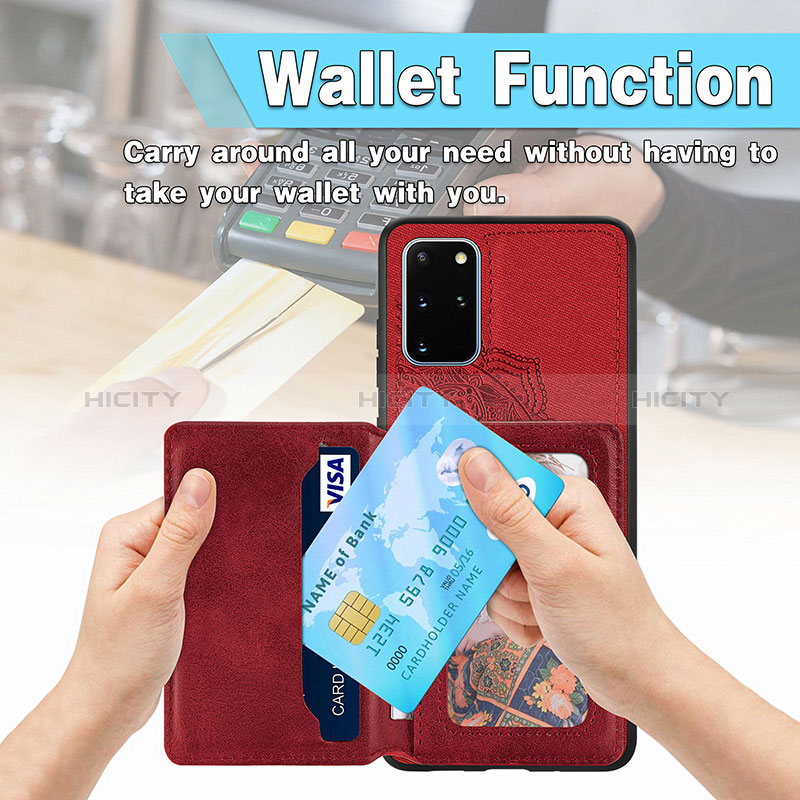 Funda Silicona Carcasa Ultrafina Goma con Magnetico S03D para Samsung Galaxy S20 Plus 5G