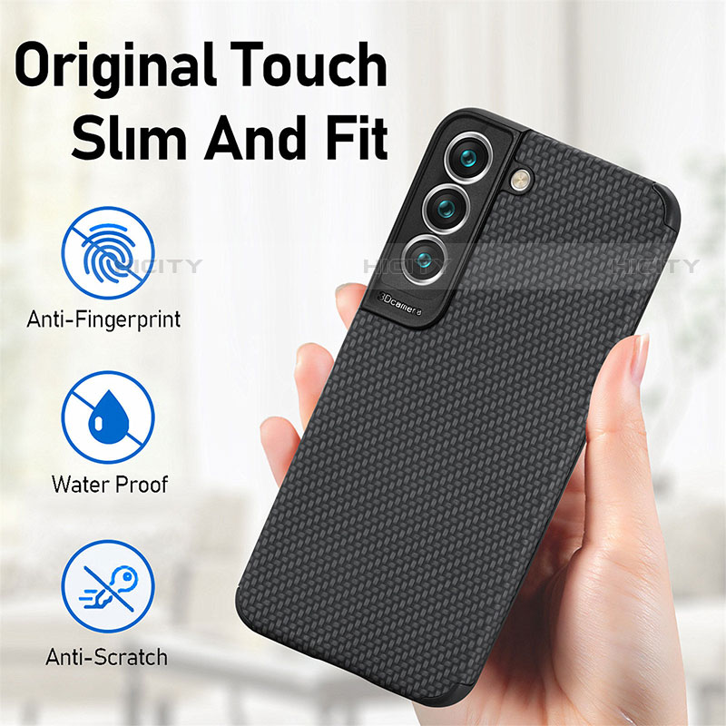 Funda Silicona Carcasa Ultrafina Goma con Magnetico S03D para Samsung Galaxy S21 Plus 5G