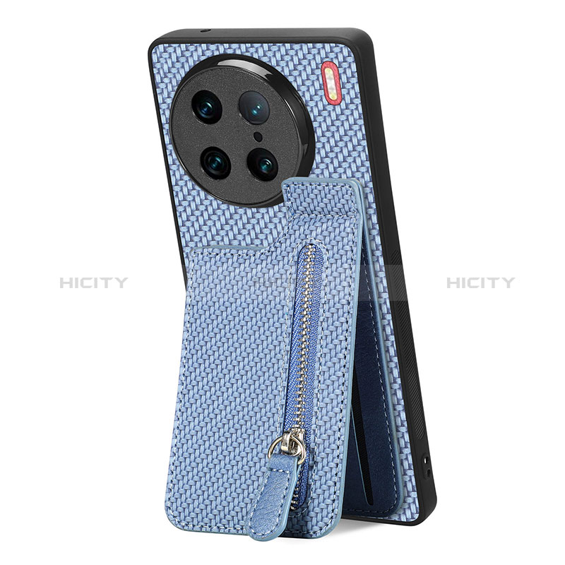 Funda Silicona Carcasa Ultrafina Goma con Magnetico S03D para Vivo X90 Pro 5G