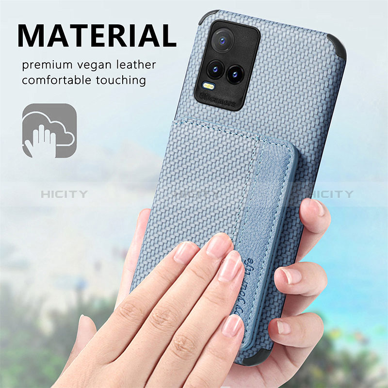 Funda Silicona Carcasa Ultrafina Goma con Magnetico S03D para Vivo Y21