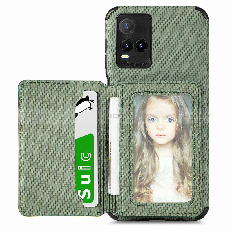 Funda Silicona Carcasa Ultrafina Goma con Magnetico S03D para Vivo Y21