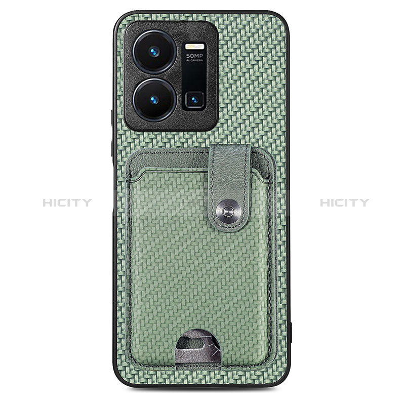 Funda Silicona Carcasa Ultrafina Goma con Magnetico S03D para Vivo Y35 4G