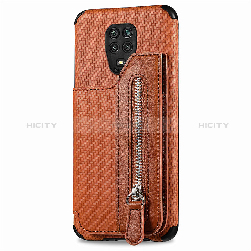 Funda Silicona Carcasa Ultrafina Goma con Magnetico S03D para Xiaomi Poco M2 Pro Marron