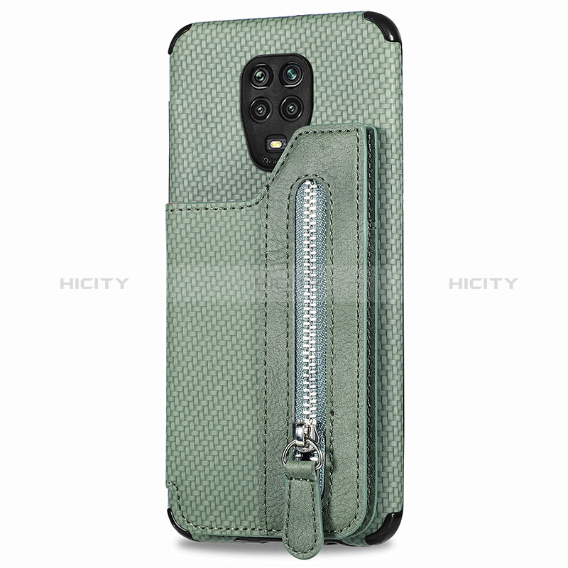 Funda Silicona Carcasa Ultrafina Goma con Magnetico S03D para Xiaomi Poco M2 Pro Verde