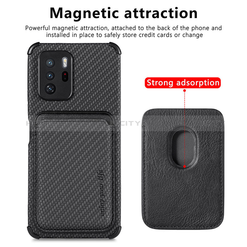 Funda Silicona Carcasa Ultrafina Goma con Magnetico S03D para Xiaomi Poco X3 GT 5G