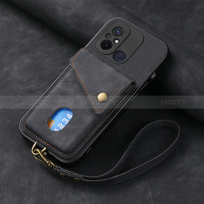 Funda Silicona Carcasa Ultrafina Goma con Magnetico S03D para Xiaomi Redmi 11A 4G Negro