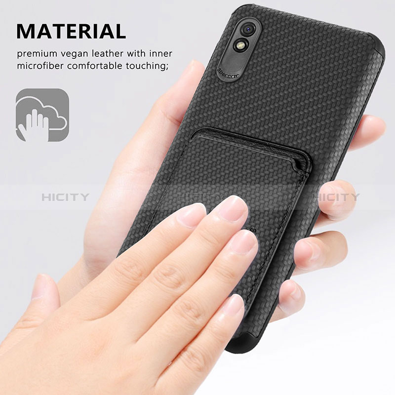 Funda Silicona Carcasa Ultrafina Goma con Magnetico S03D para Xiaomi Redmi 9AT