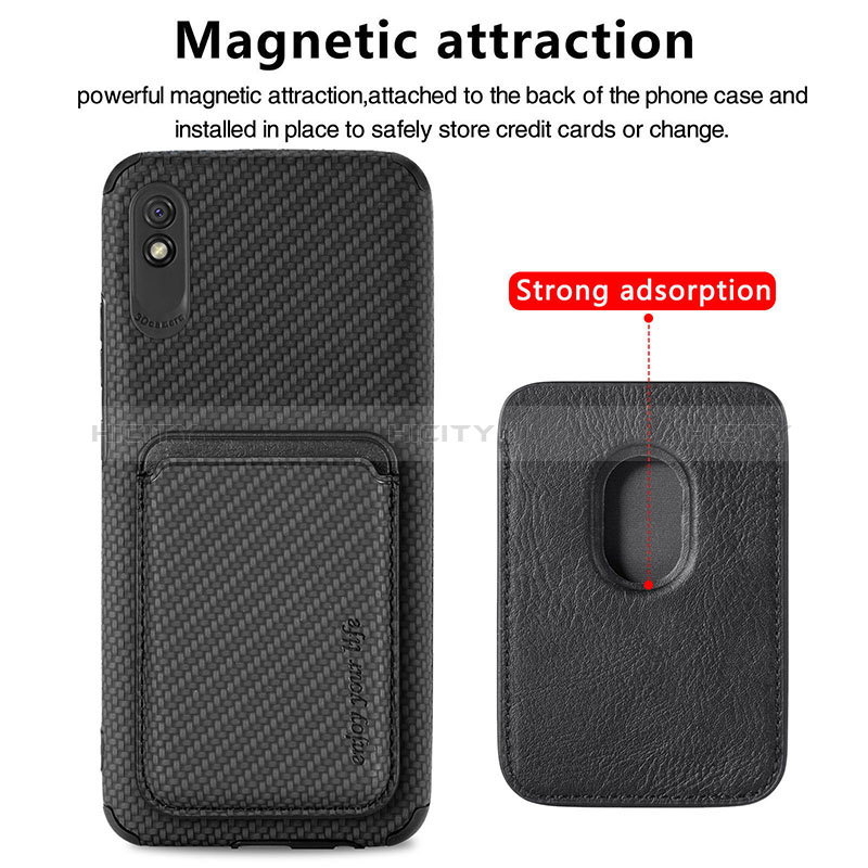 Funda Silicona Carcasa Ultrafina Goma con Magnetico S03D para Xiaomi Redmi 9AT