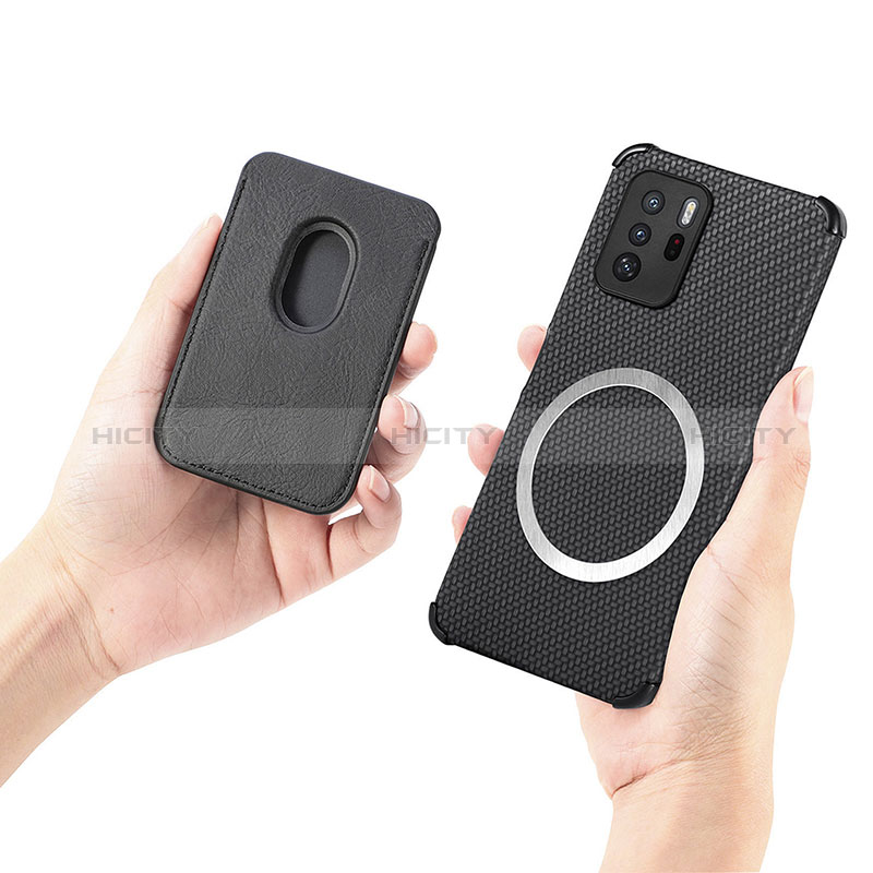 Funda Silicona Carcasa Ultrafina Goma con Magnetico S03D para Xiaomi Redmi Note 10 Pro 5G