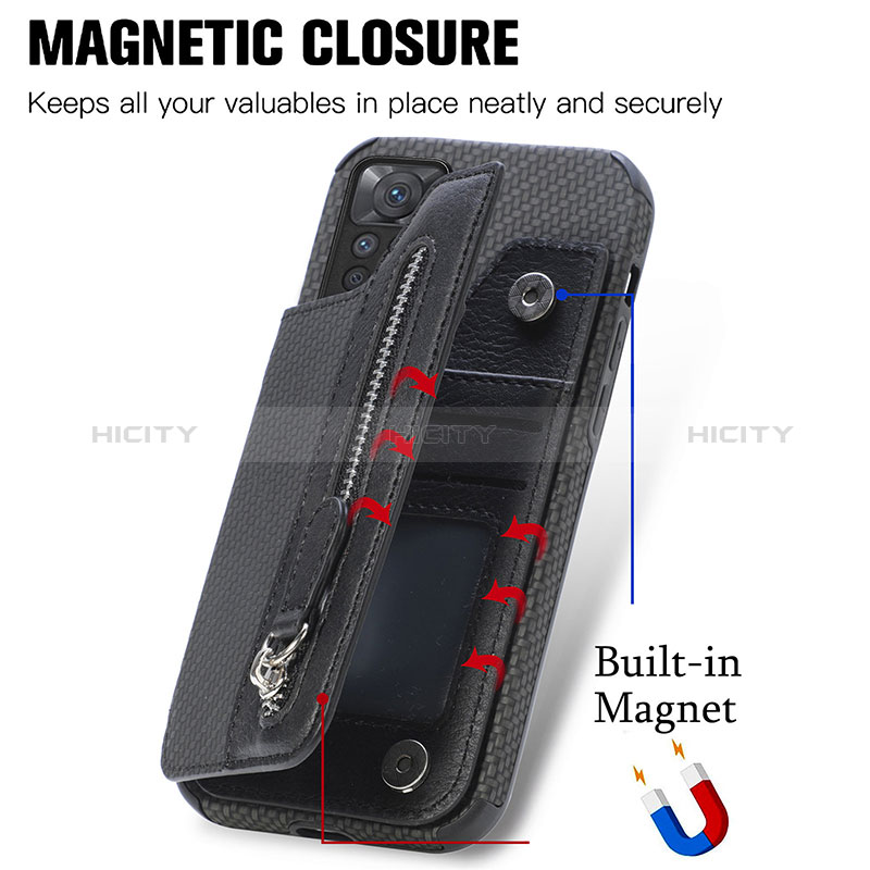 Funda Silicona Carcasa Ultrafina Goma con Magnetico S03D para Xiaomi Redmi Note 11 4G (2022)