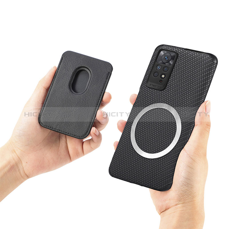 Funda Silicona Carcasa Ultrafina Goma con Magnetico S03D para Xiaomi Redmi Note 11 Pro 4G