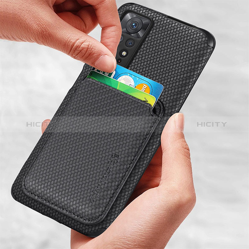 Funda Silicona Carcasa Ultrafina Goma con Magnetico S03D para Xiaomi Redmi Note 11 Pro 5G