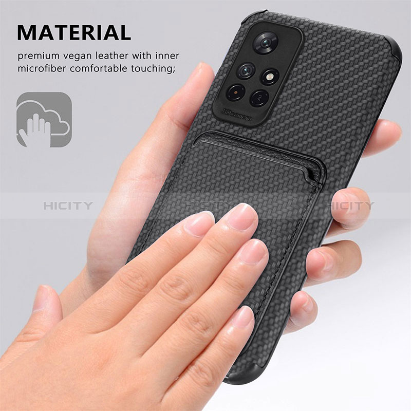 Funda Silicona Carcasa Ultrafina Goma con Magnetico S03D para Xiaomi Redmi Note 11S 5G