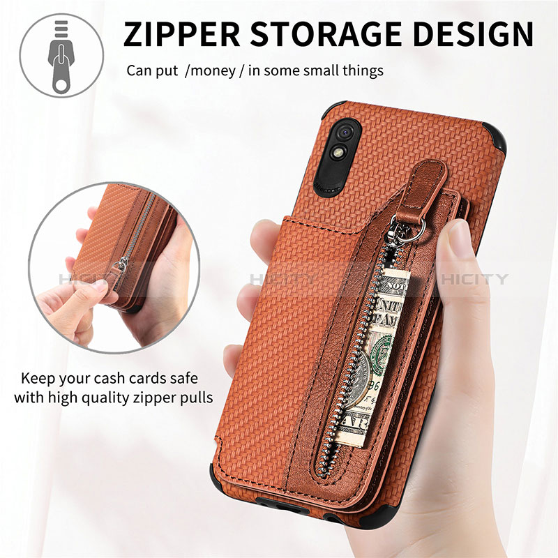 Funda Silicona Carcasa Ultrafina Goma con Magnetico S03D para Xiaomi Redmi Note 9S