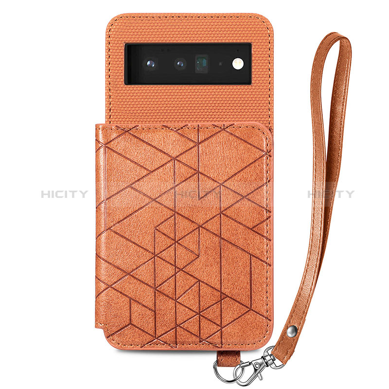 Funda Silicona Carcasa Ultrafina Goma con Magnetico S04D para Google Pixel 6 5G