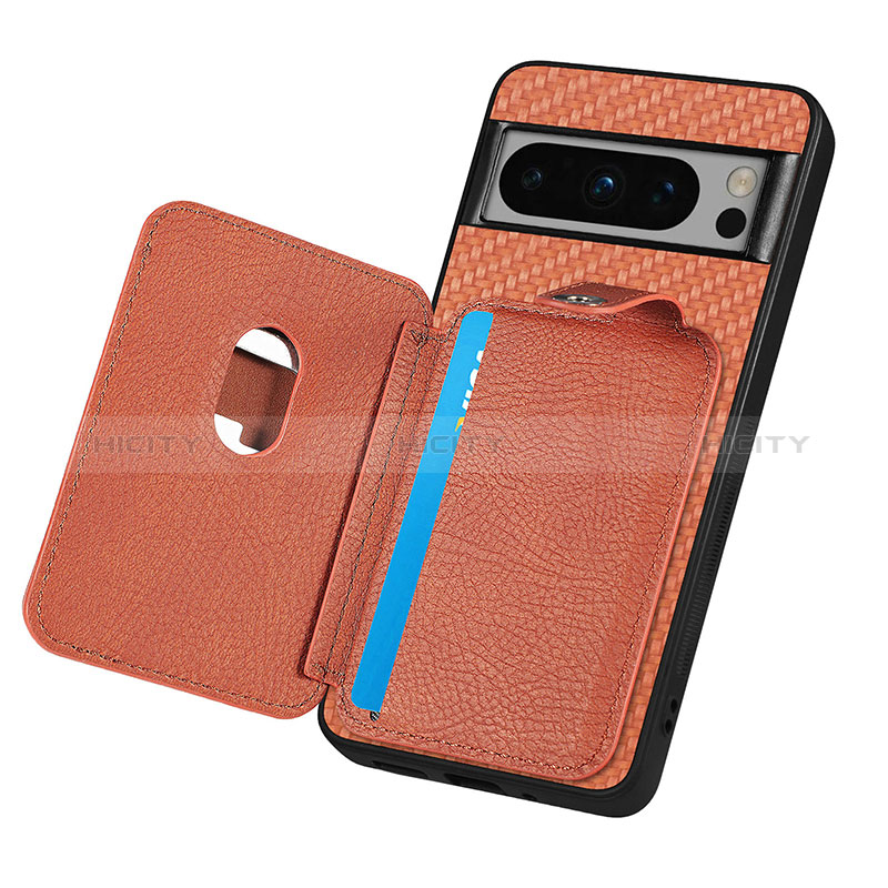 Funda Silicona Carcasa Ultrafina Goma con Magnetico S04D para Google Pixel 8 Pro 5G