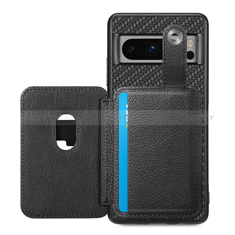 Funda Silicona Carcasa Ultrafina Goma con Magnetico S04D para Google Pixel 8 Pro 5G