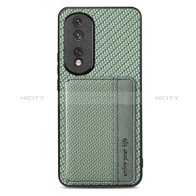 Funda Silicona Carcasa Ultrafina Goma con Magnetico S04D para Huawei Honor 80 Pro Flat 5G