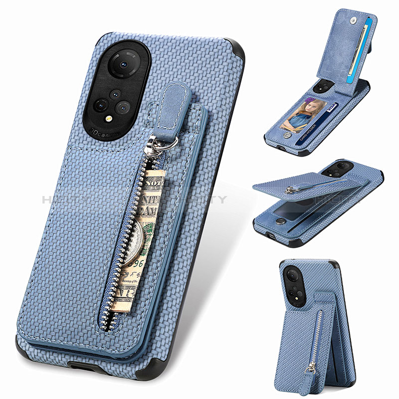 Funda Silicona Carcasa Ultrafina Goma con Magnetico S04D para Huawei Honor X7