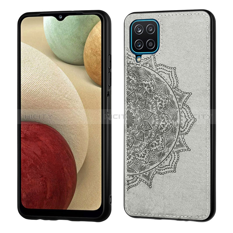 Funda Silicona Carcasa Ultrafina Goma con Magnetico S04D para Samsung Galaxy A12 5G