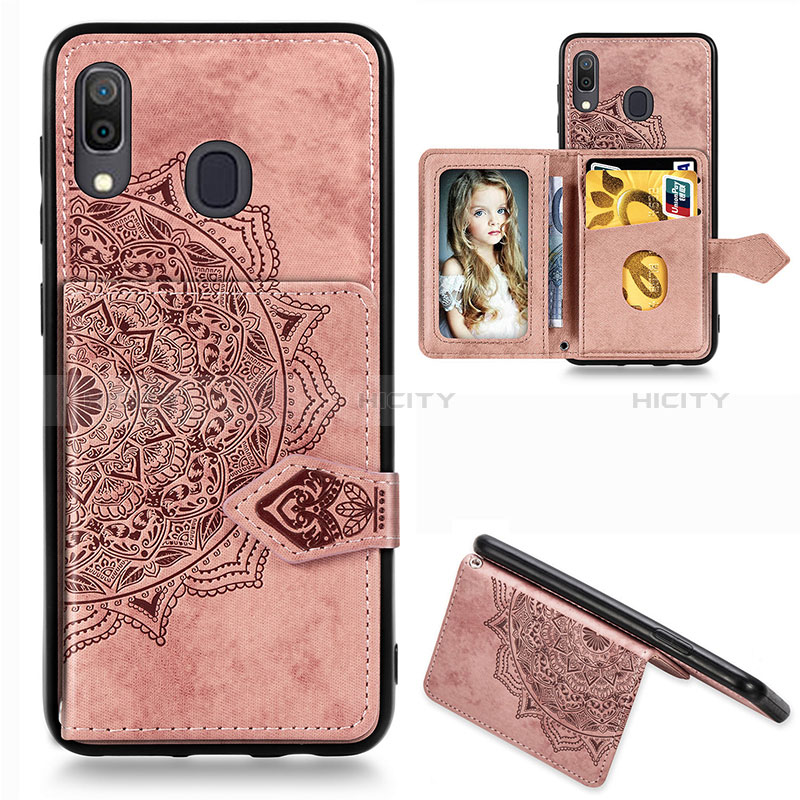 Funda Silicona Carcasa Ultrafina Goma con Magnetico S04D para Samsung Galaxy A30