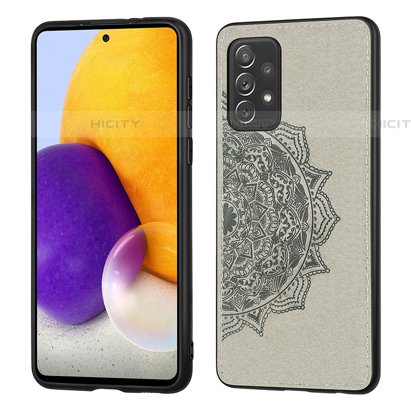 Funda Silicona Carcasa Ultrafina Goma con Magnetico S04D para Samsung Galaxy A72 5G