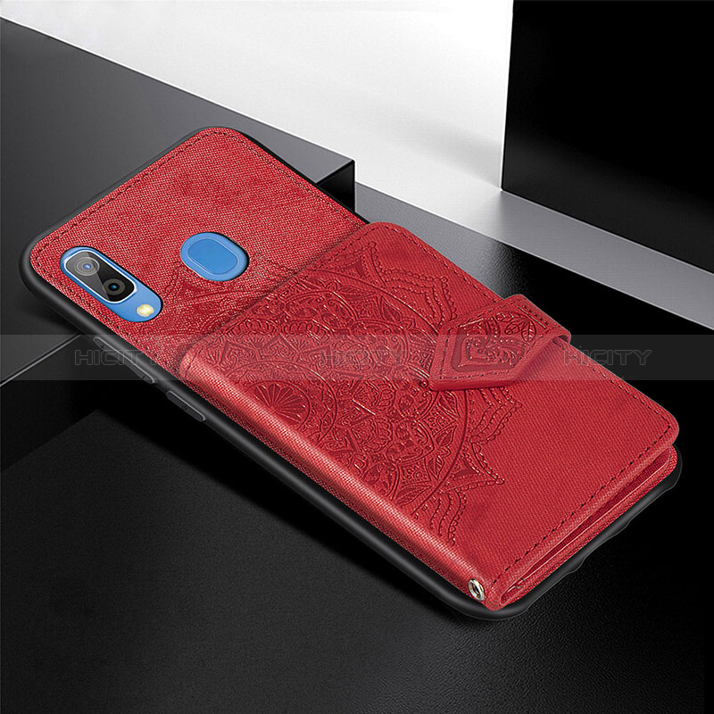 Funda Silicona Carcasa Ultrafina Goma con Magnetico S04D para Samsung Galaxy M10S