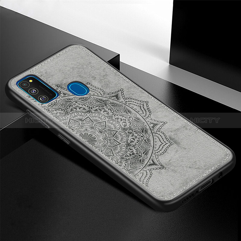 Funda Silicona Carcasa Ultrafina Goma con Magnetico S04D para Samsung Galaxy M21