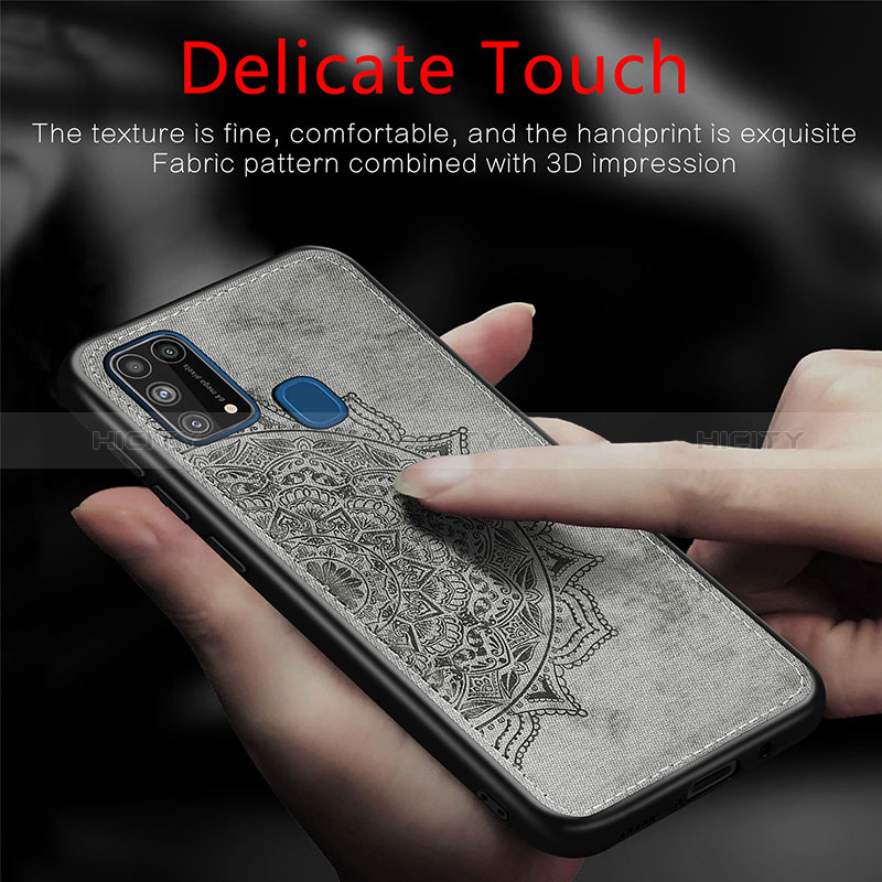 Funda Silicona Carcasa Ultrafina Goma con Magnetico S04D para Samsung Galaxy M21s