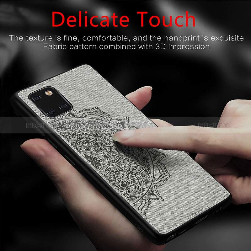 Funda Silicona Carcasa Ultrafina Goma con Magnetico S04D para Samsung Galaxy Note 10 Lite