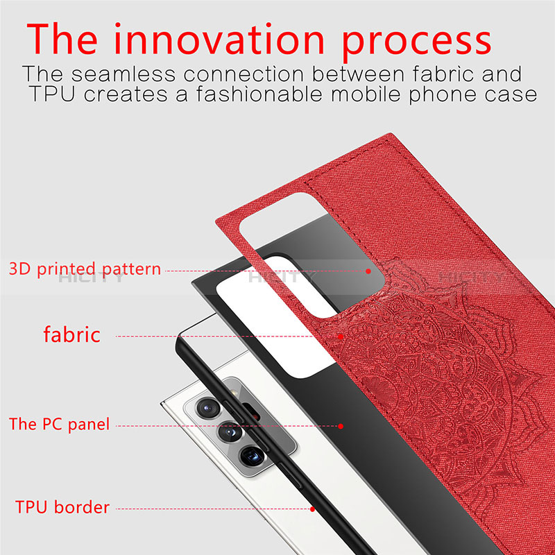 Funda Silicona Carcasa Ultrafina Goma con Magnetico S04D para Samsung Galaxy Note 20 Ultra 5G