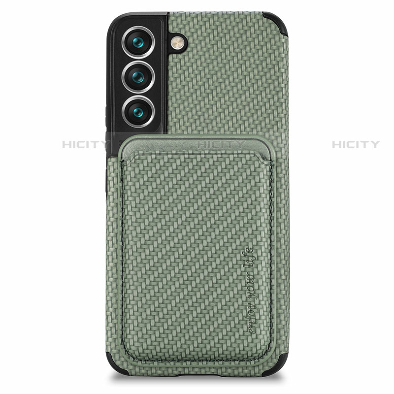 Funda Silicona Carcasa Ultrafina Goma con Magnetico S04D para Samsung Galaxy S21 5G