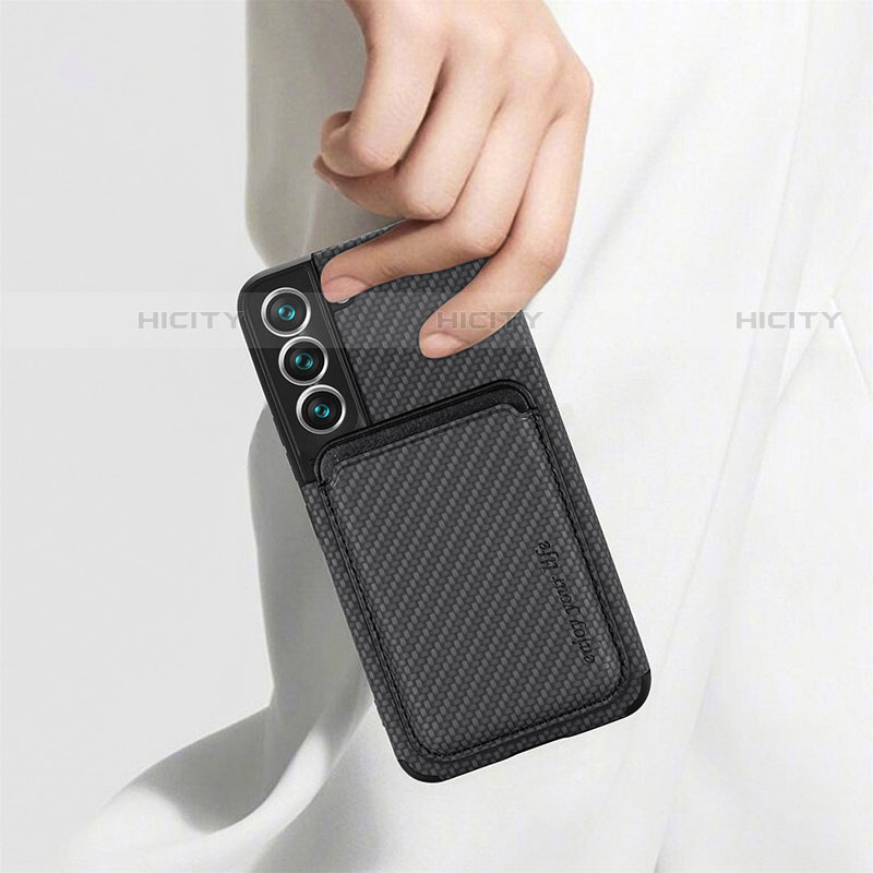 Funda Silicona Carcasa Ultrafina Goma con Magnetico S04D para Samsung Galaxy S21 5G