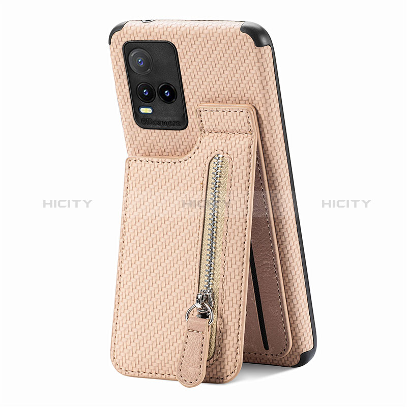 Funda Silicona Carcasa Ultrafina Goma con Magnetico S04D para Vivo Y21a