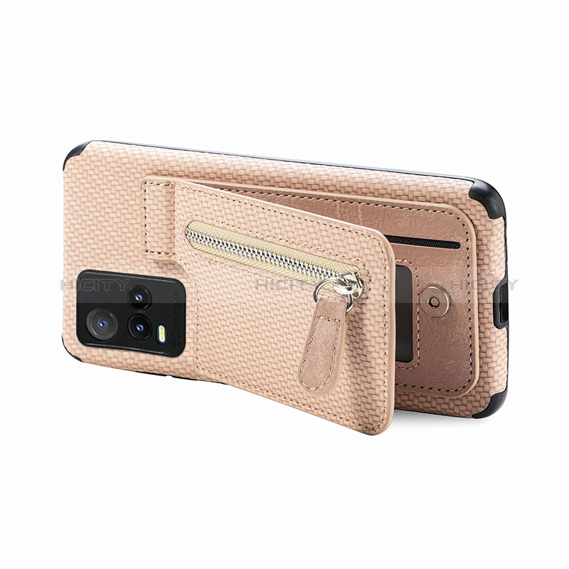 Funda Silicona Carcasa Ultrafina Goma con Magnetico S04D para Vivo Y21a