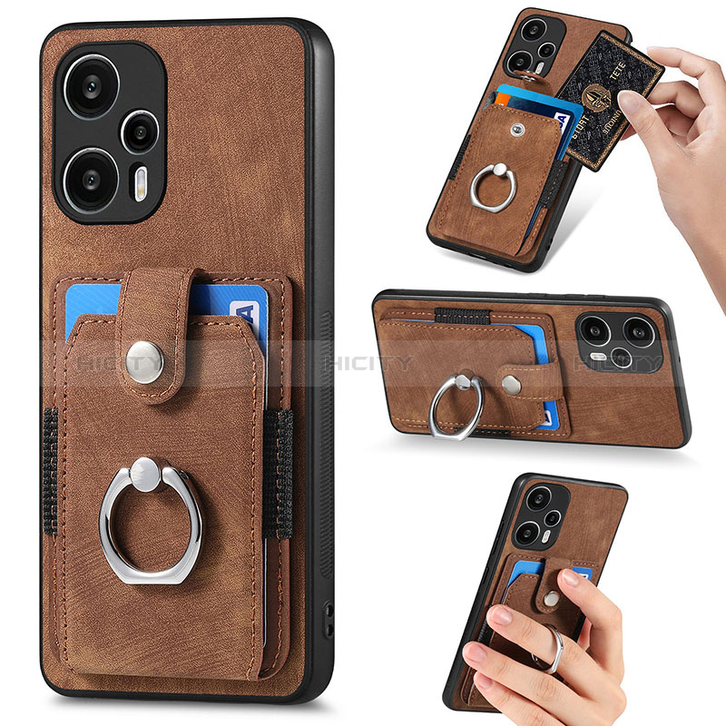 Funda Silicona Carcasa Ultrafina Goma con Magnetico S04D para Xiaomi Poco F5 5G