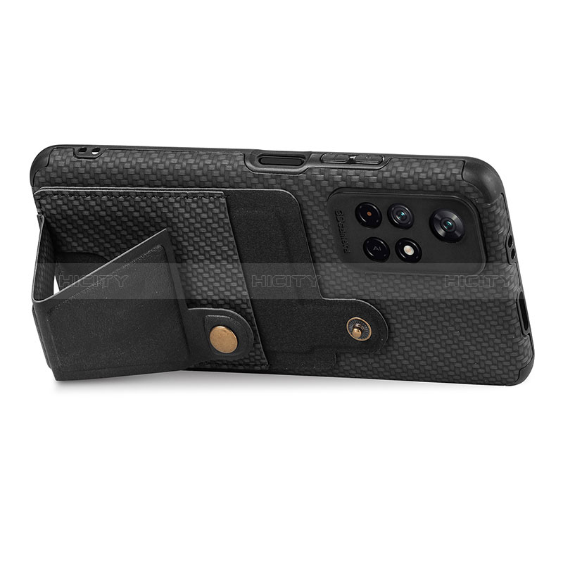 Funda Silicona Carcasa Ultrafina Goma con Magnetico S04D para Xiaomi Poco M4 Pro 5G