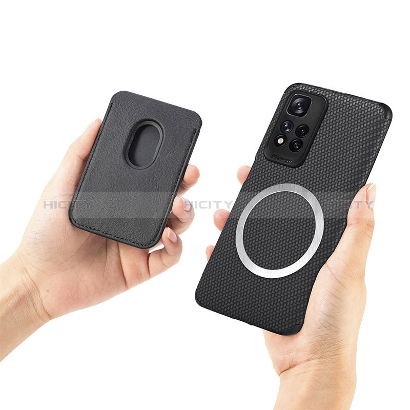 Funda Silicona Carcasa Ultrafina Goma con Magnetico S04D para Xiaomi Poco X4 NFC