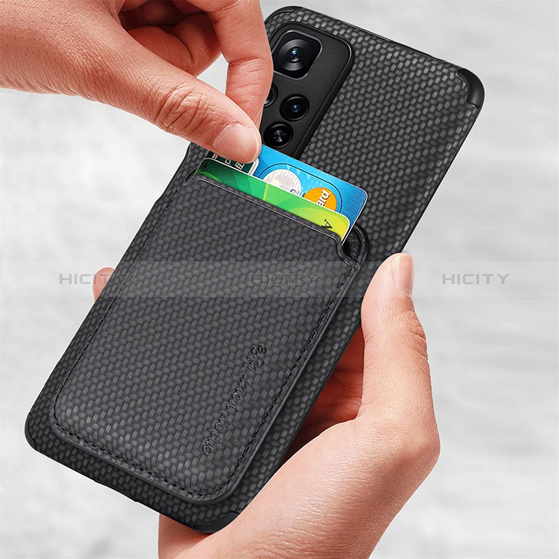 Funda Silicona Carcasa Ultrafina Goma con Magnetico S04D para Xiaomi Poco X4 NFC