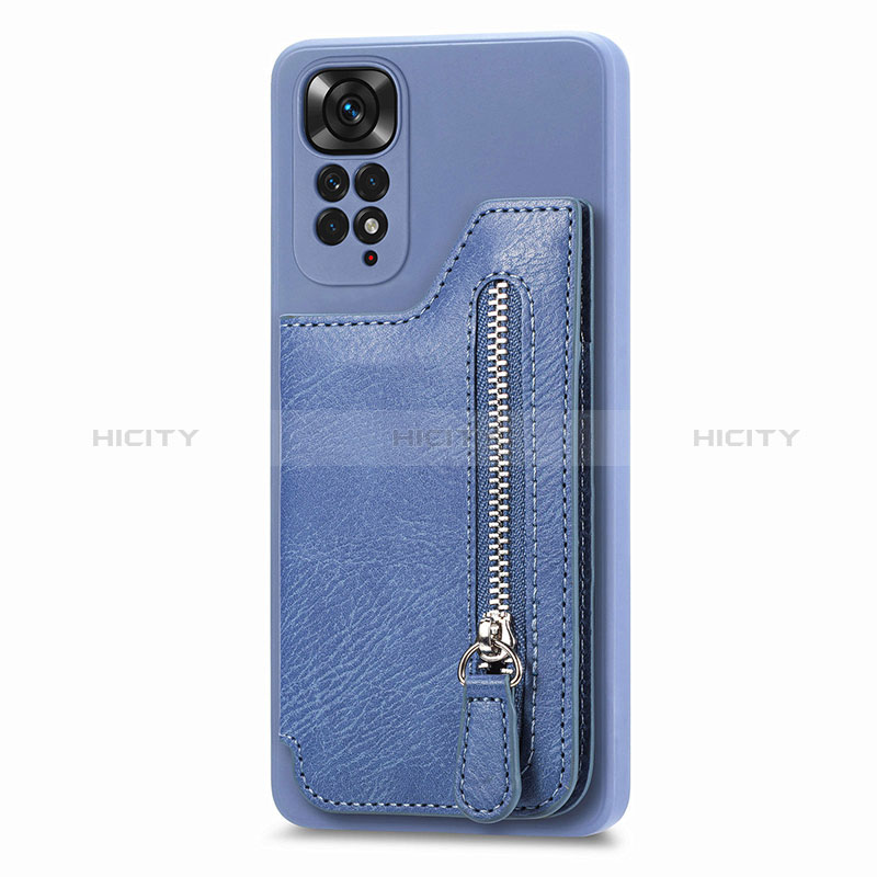 Funda Silicona Carcasa Ultrafina Goma con Magnetico S04D para Xiaomi Redmi Note 11 4G (2022)