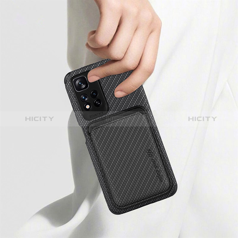 Funda Silicona Carcasa Ultrafina Goma con Magnetico S04D para Xiaomi Redmi Note 11 Pro+ Plus 5G